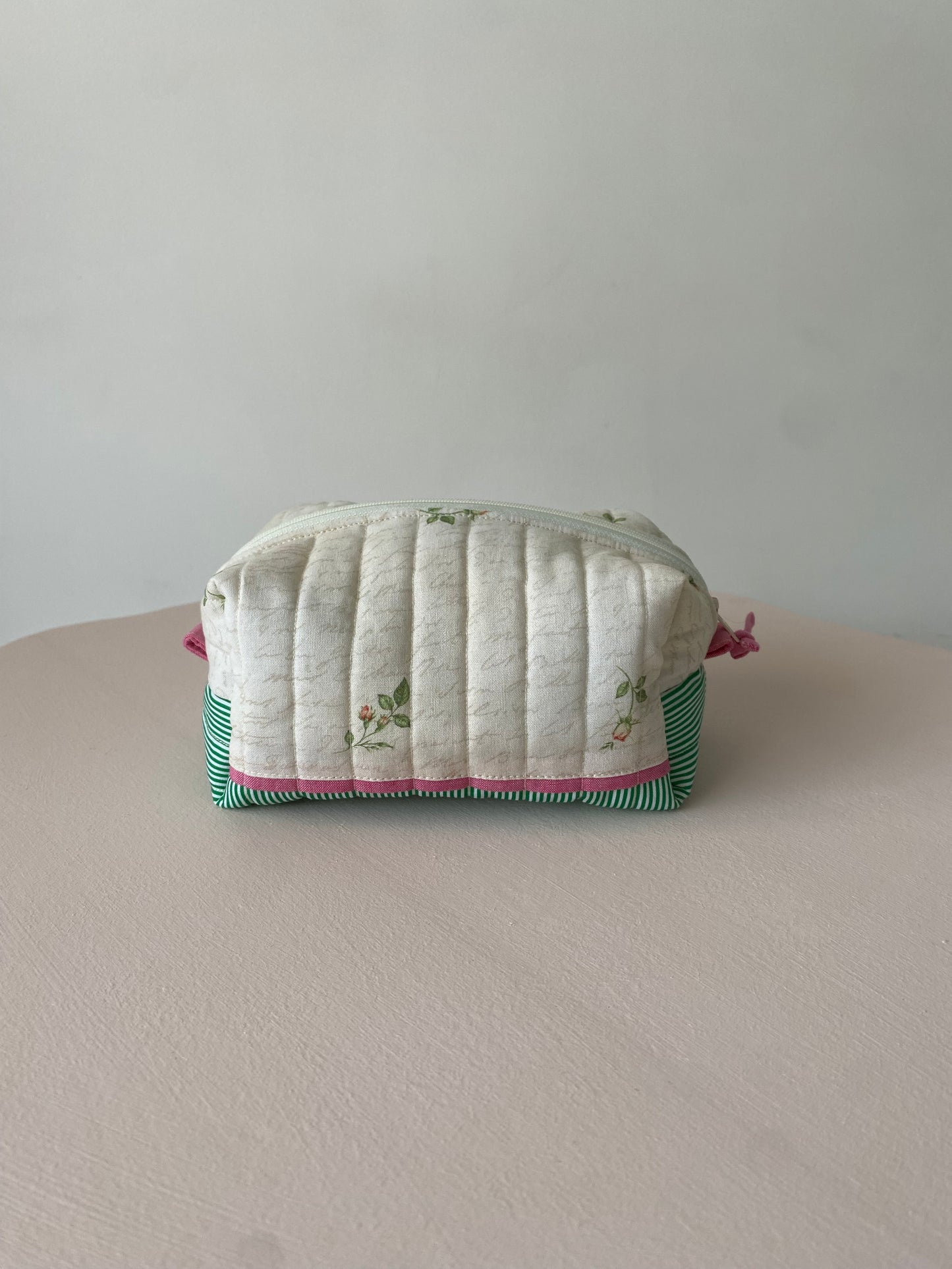 Medium Zipper Pouch & Small Flat Pouch Duo – Rosebud