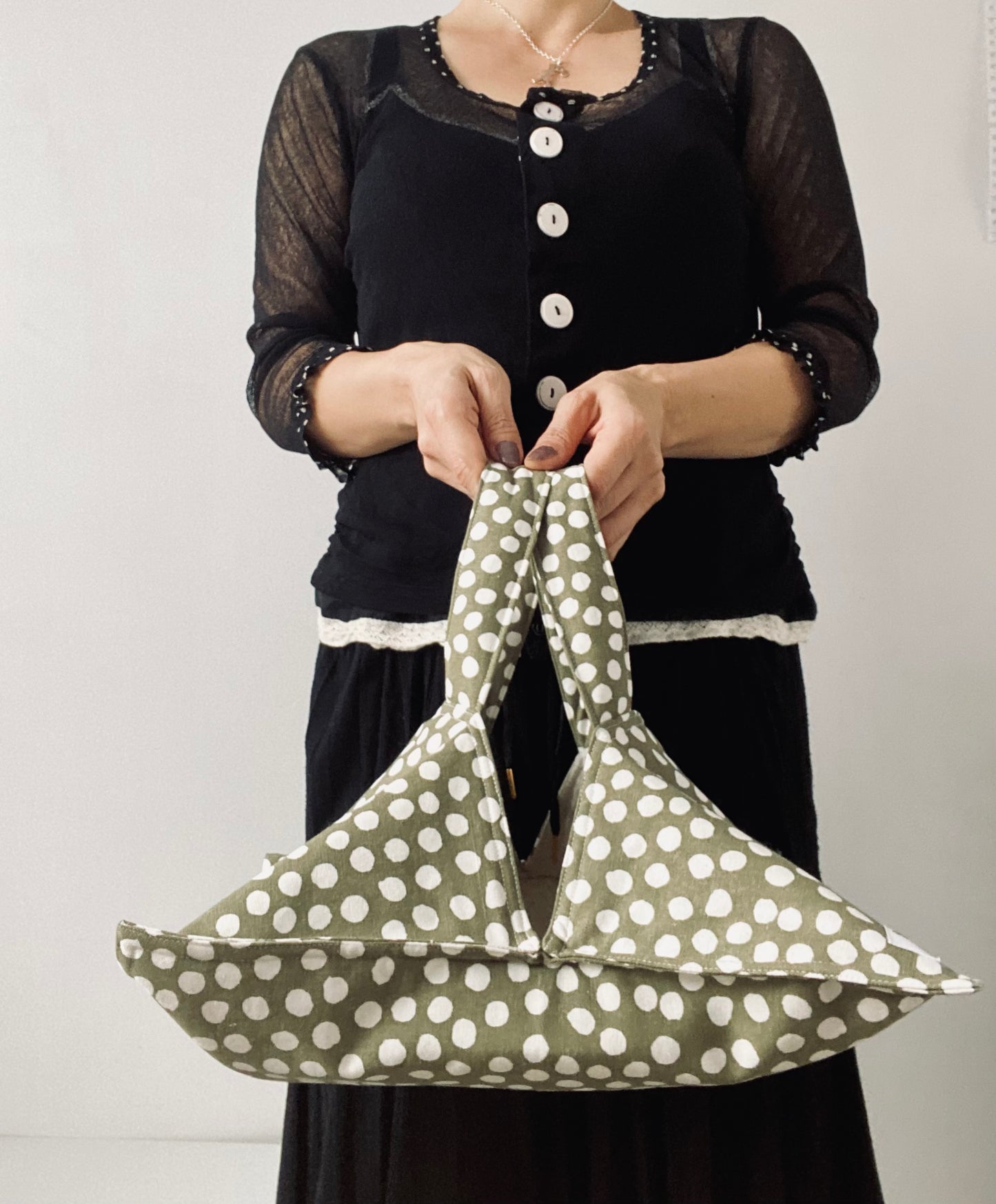 Pie Carrier Tote Bag Olive