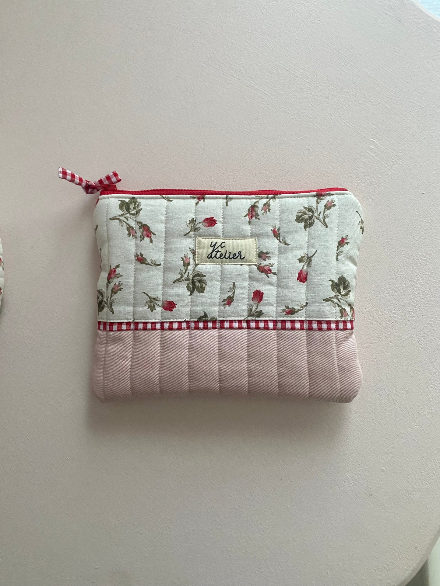 Rosebud Flat Pouch