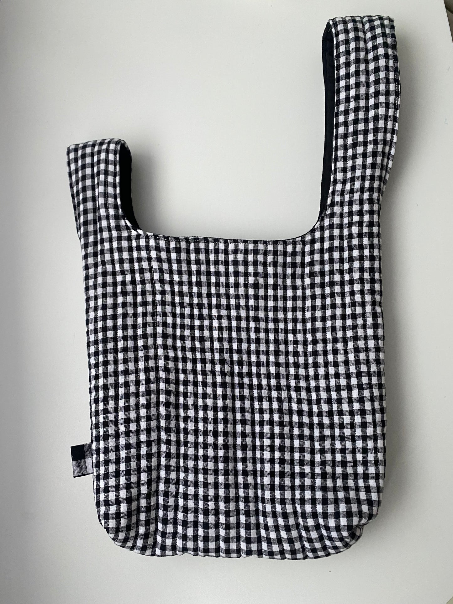 Japanese style Quilted Knot Bag(small gingham)