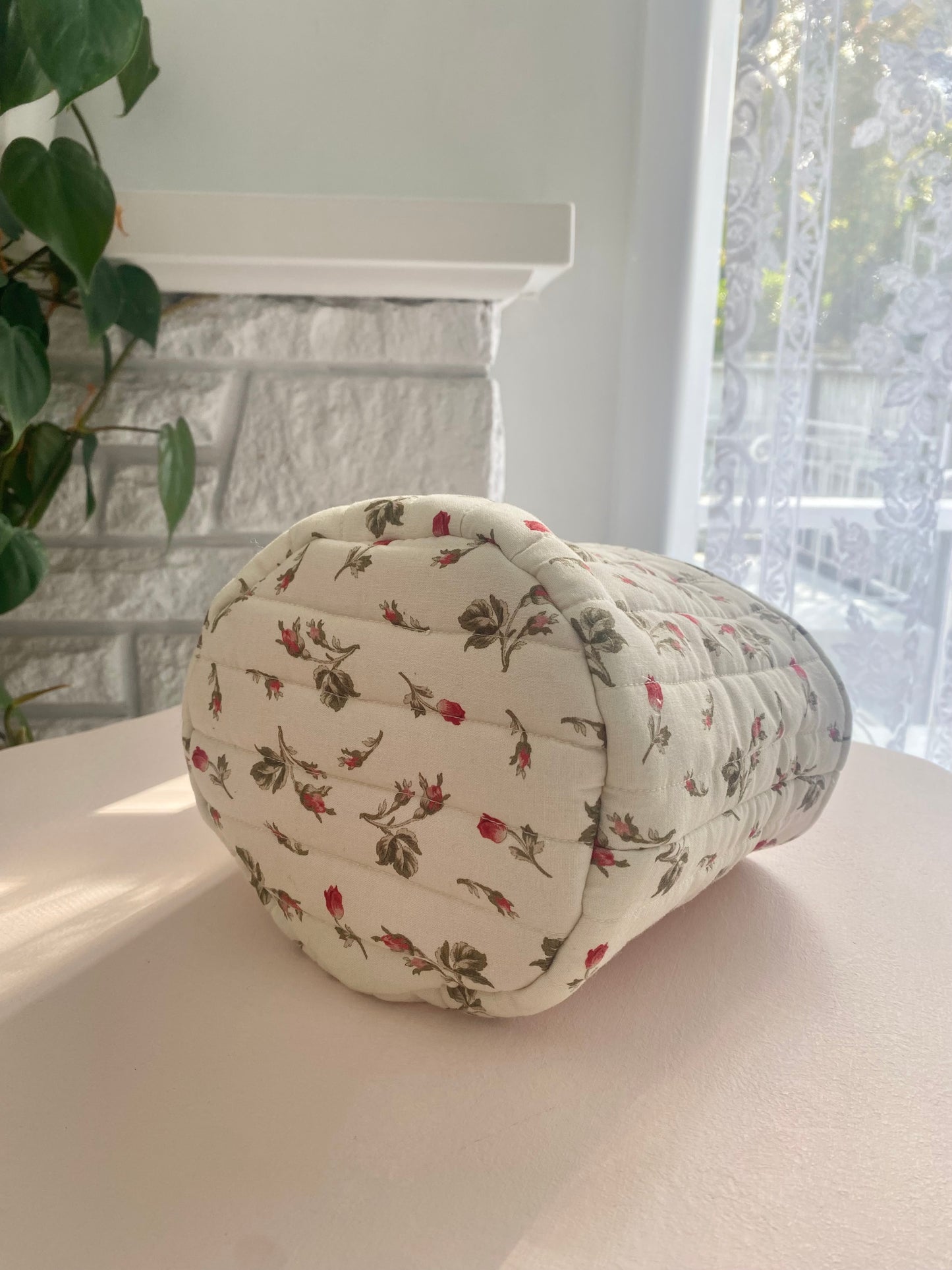 Rosebud Fabric Basket