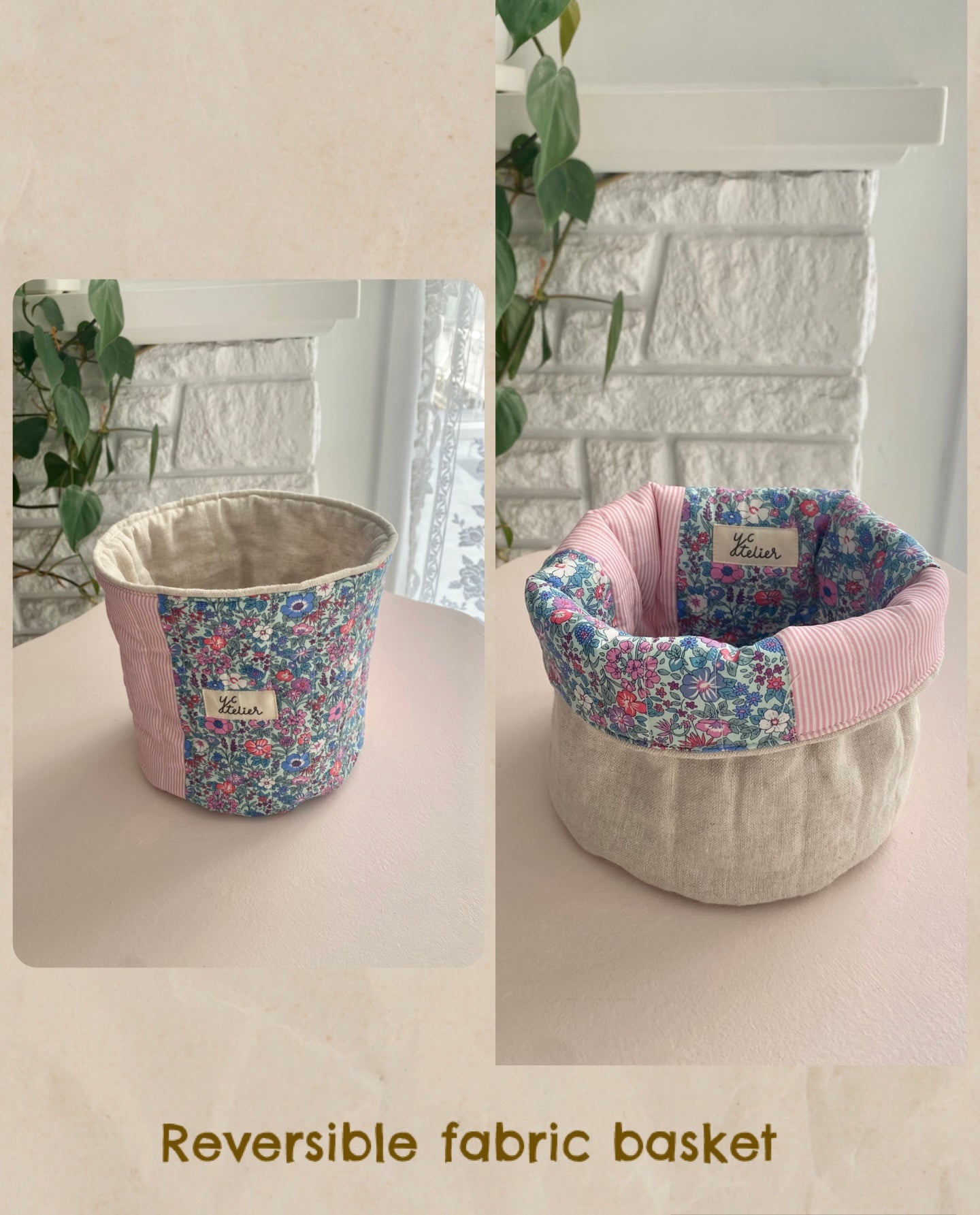 Reversible Fabric Basket