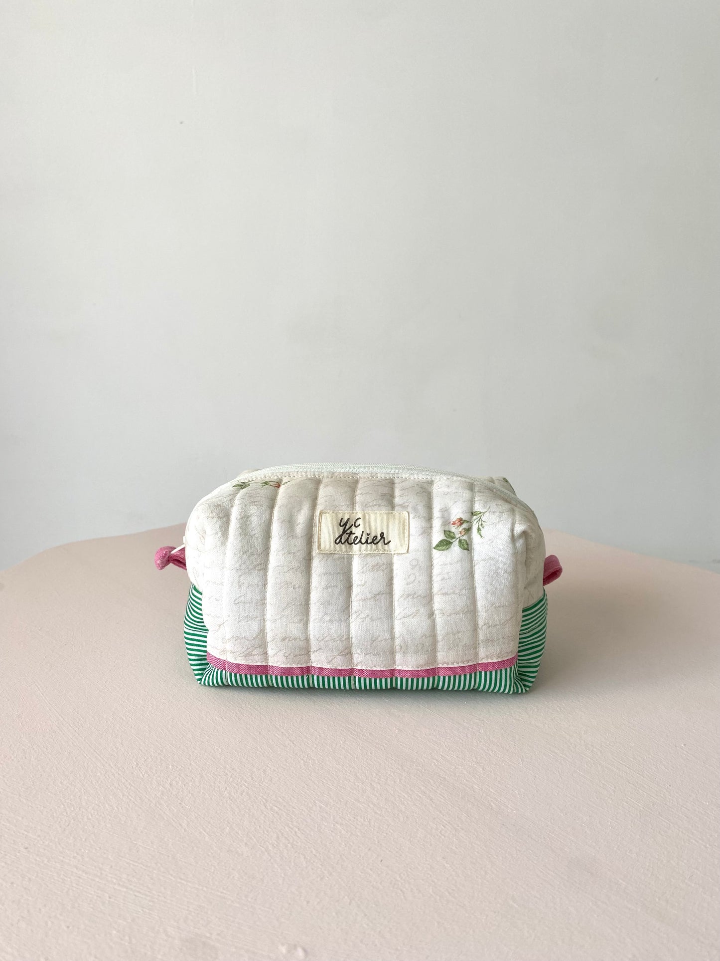 Medium Zipper Pouch & Small Flat Pouch Duo – Rosebud