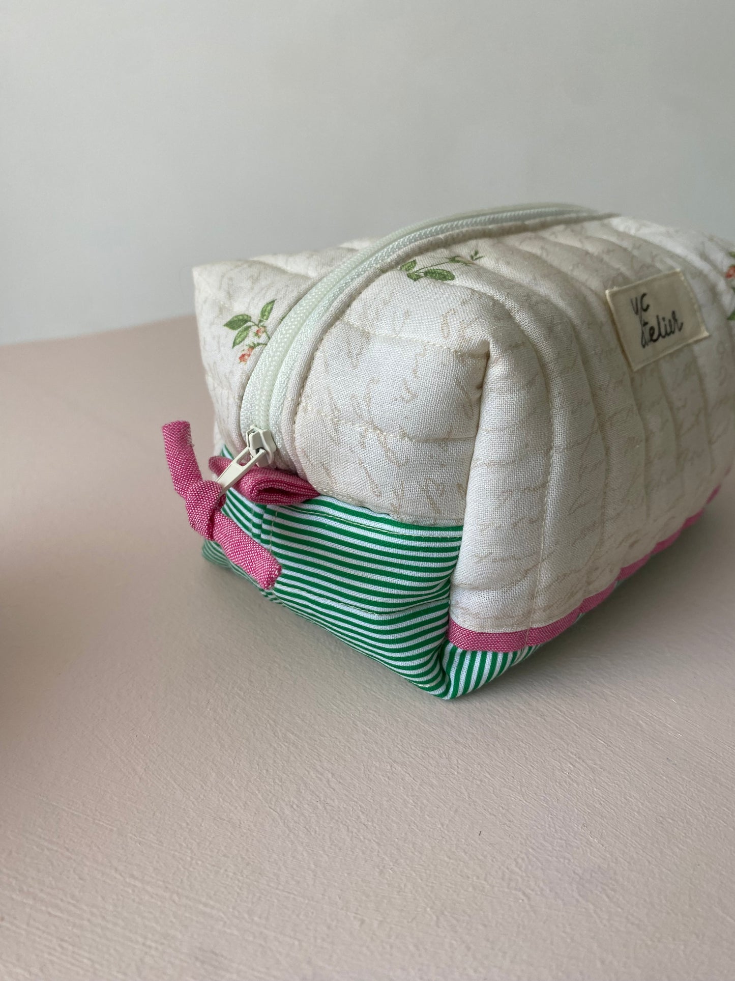 Medium Zipper Pouch & Small Flat Pouch Duo – Rosebud