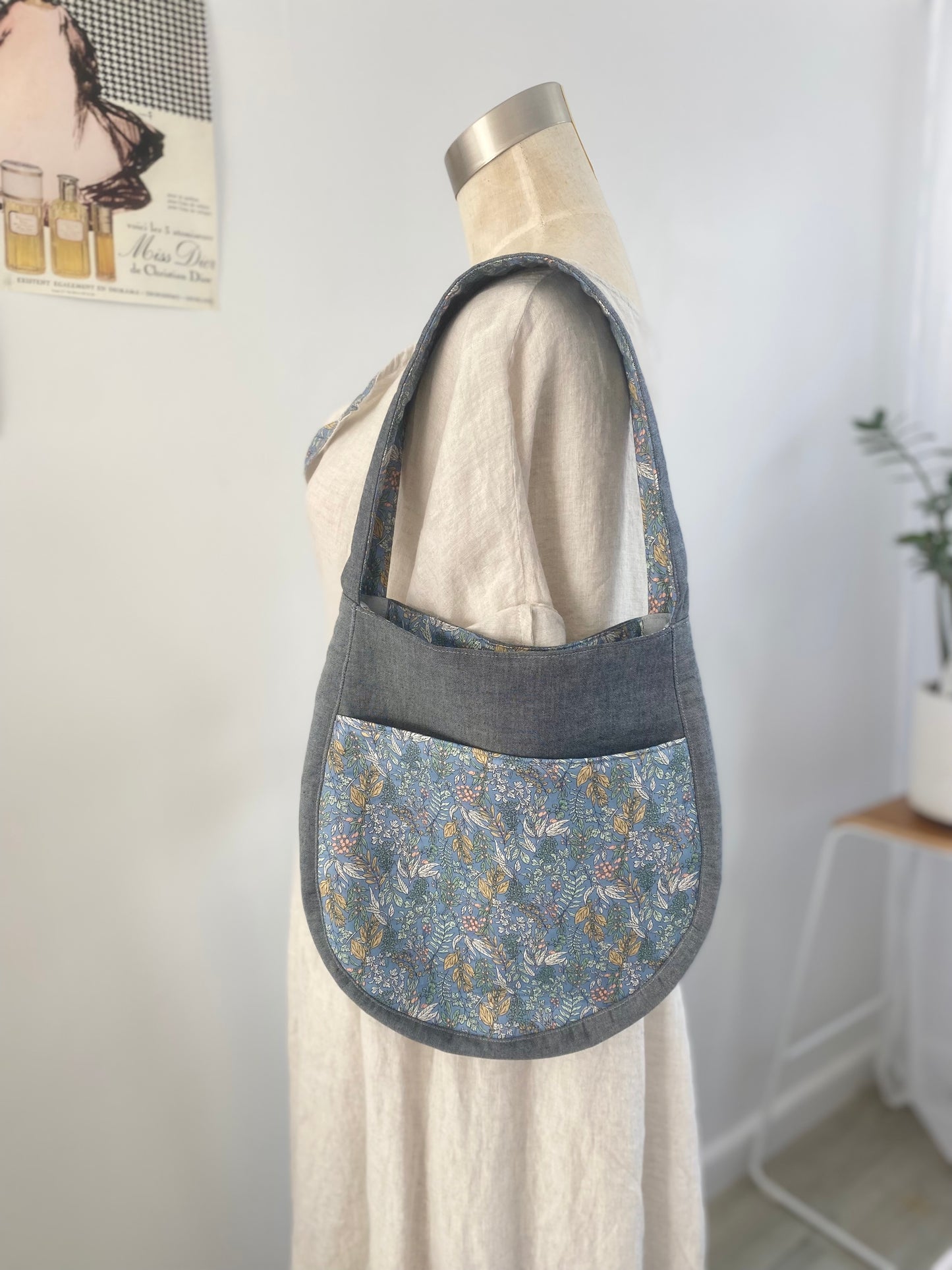 Cotton Round Bottom Bag