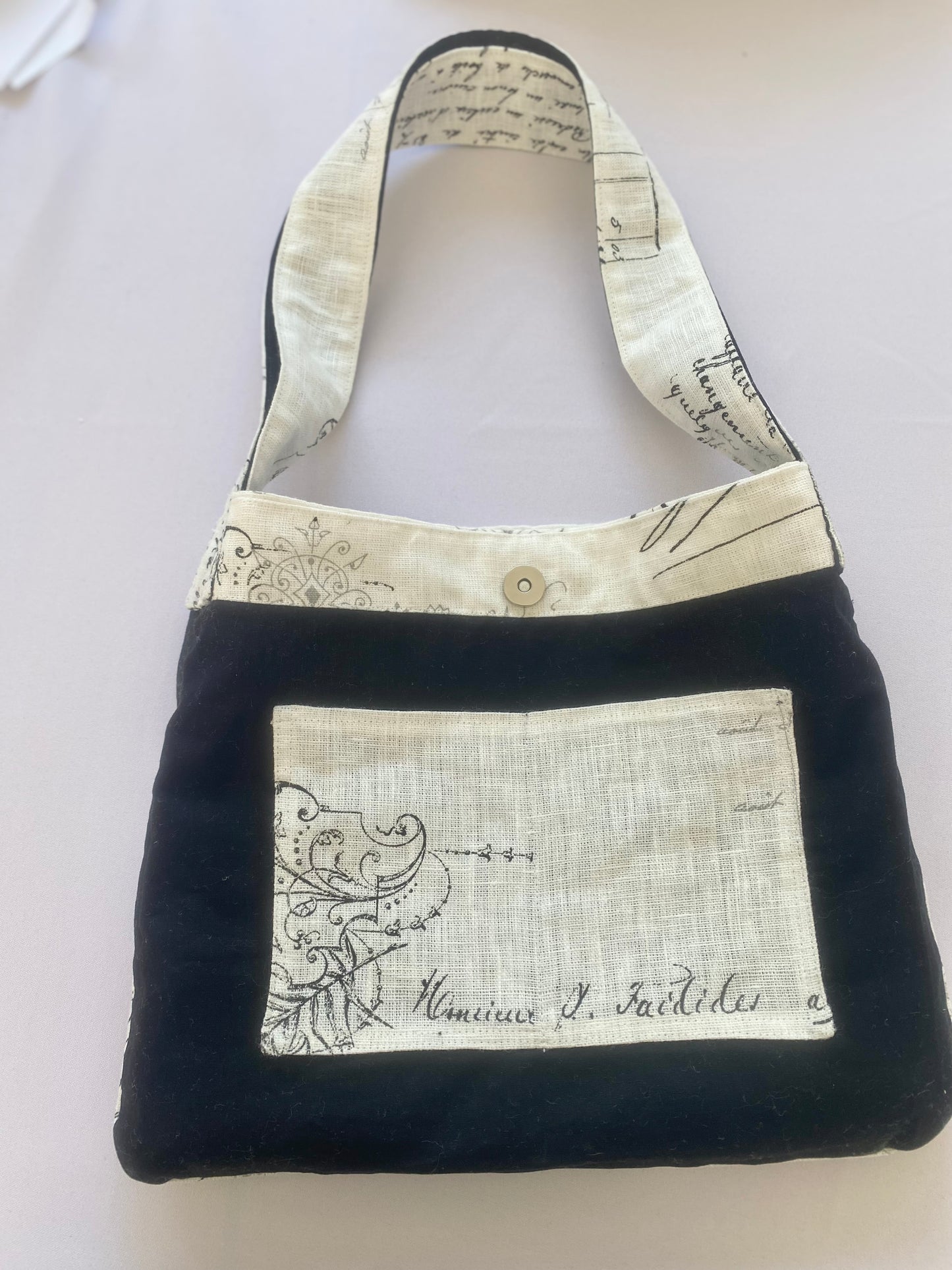 Linen Shoulder Bag